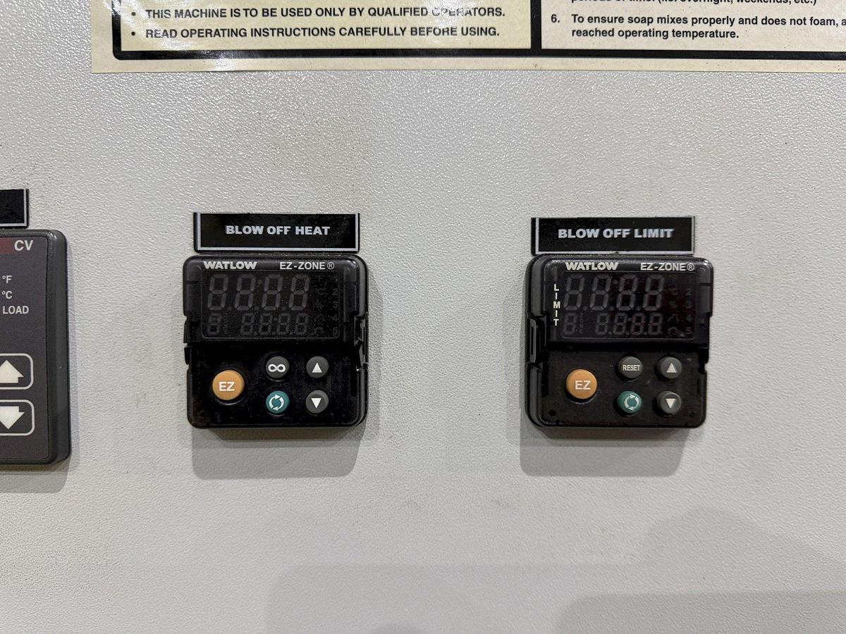 Used 2018 JENFAB STAINLESS MODEL #LJ 19" ROTARY DRUM WASH / RINSE / DRAY PARTS WASHER SYSTEM 