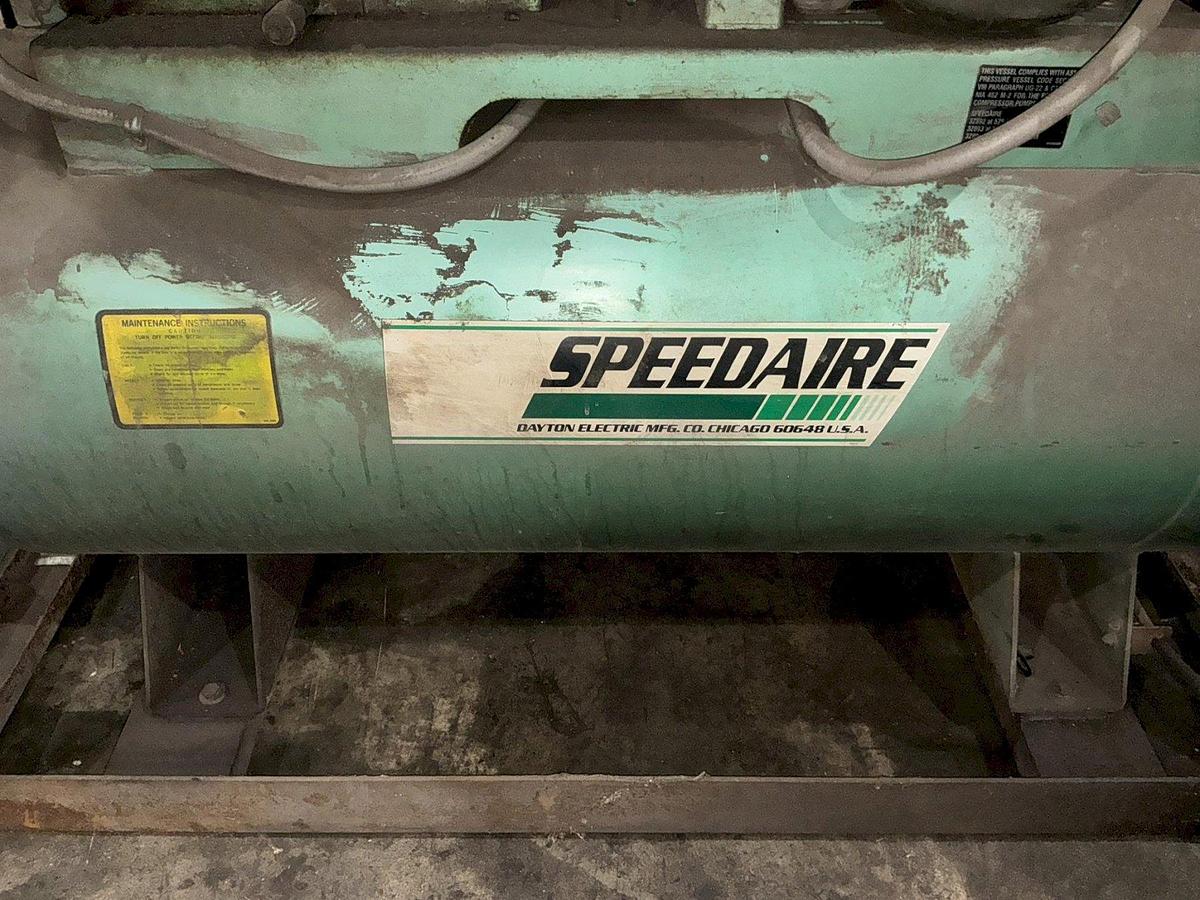 Used 15 HP Speedaire Duplex Air Compressor