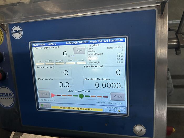 Used IQ3 Loma Systems Metal Detector 