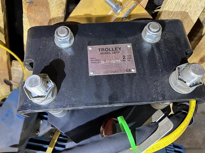 Used SPANCO 2-Ton Free Standing Jib Crane with Demag 2-Ton Hoist