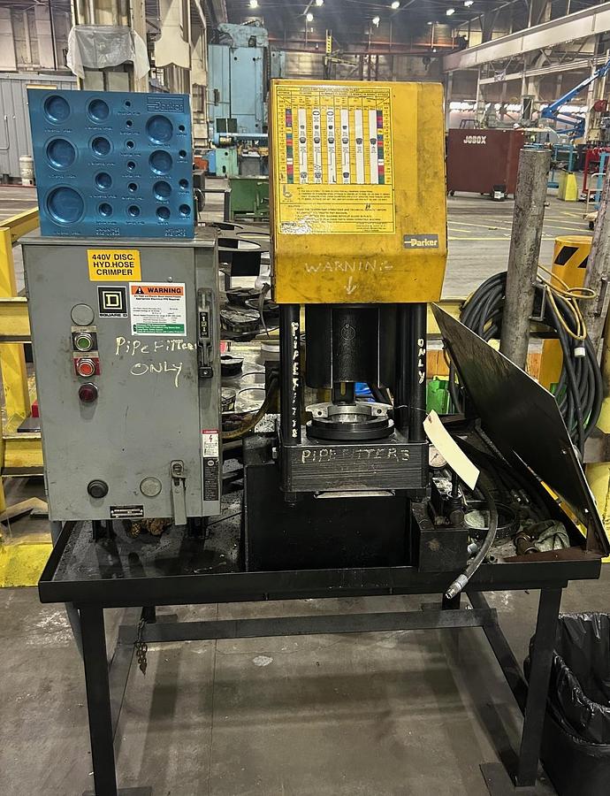 Used Parker 88C-081 Hydraulic Hose Crimper,
