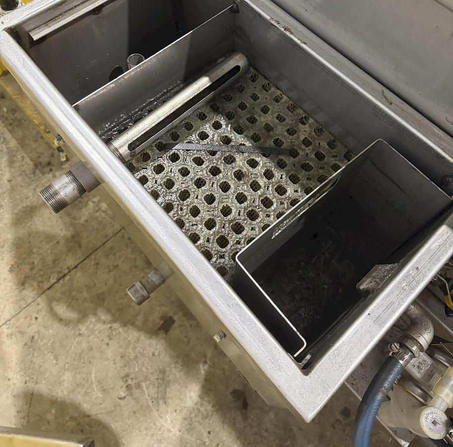 Used JENFAB STAINLESS MODEL # LJ 19" ROTARY DRUM WASH / RINSE/ DRY PARTS WASHER SYSTEM