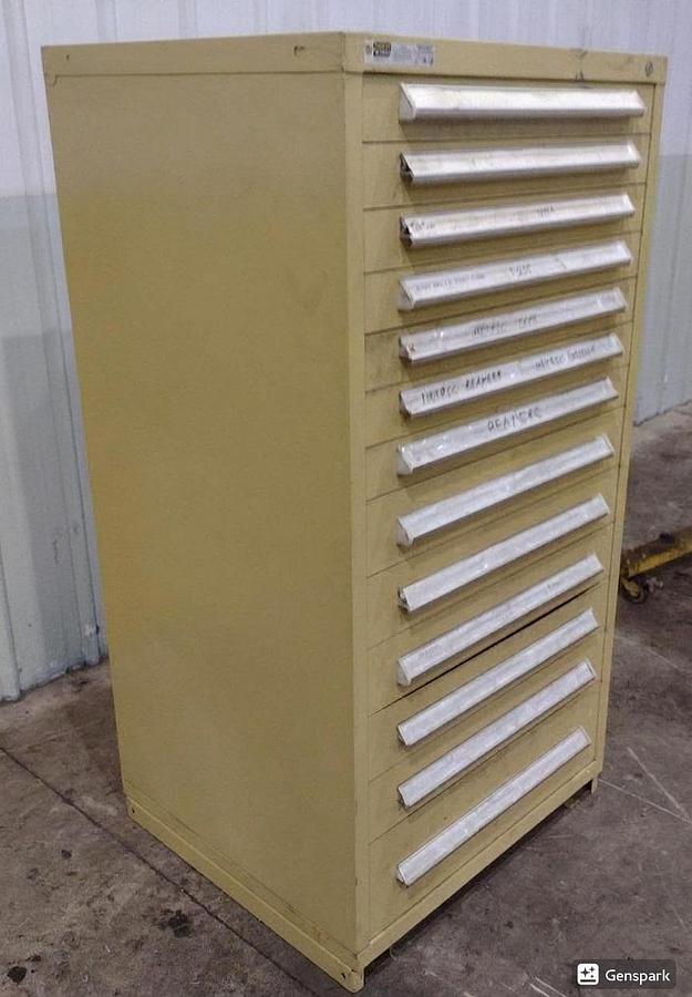 Used 13-Drawer Stanley Vidmar Cabinet