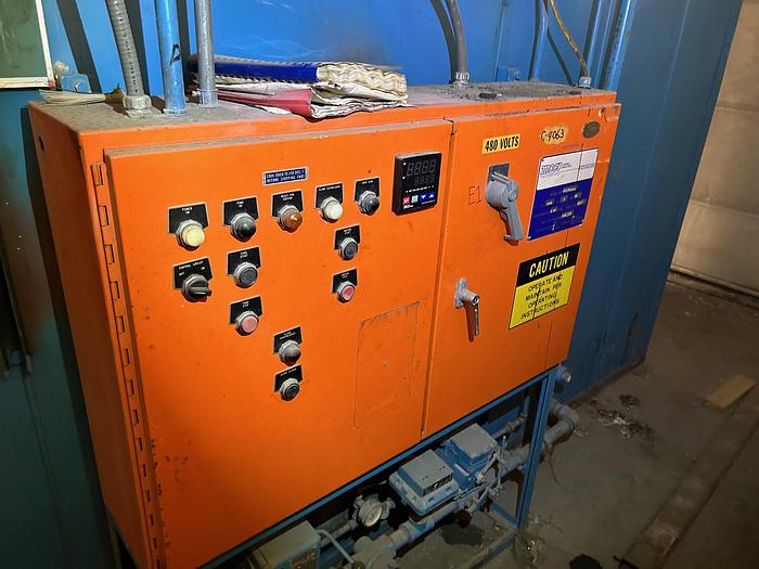 Used 850 DEGREE X 60" W X 144" L X 68" H MOCO DOUBLE DOOR GAS OVEN