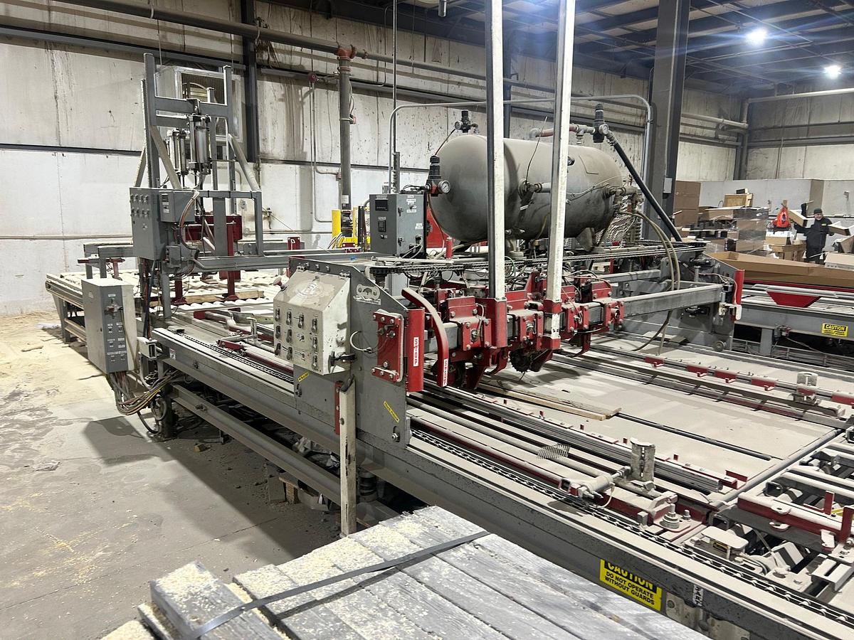 Used 2016 Stutzman Manufacturing, Woodpecker Pallet Nailing Machine, Model: 64"x108"