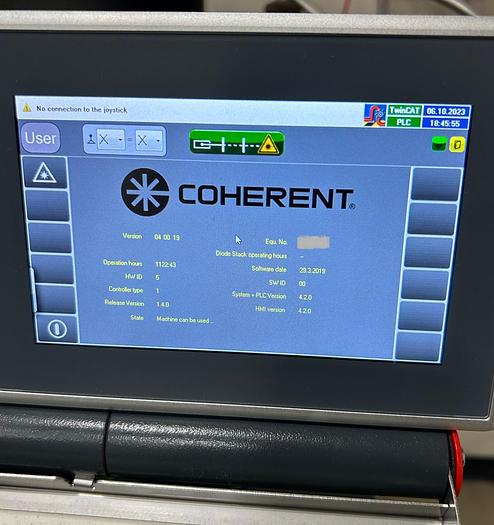 Used Coherent Select Weld Laser (2019)