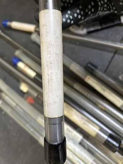 Used Large Lot of Various New Gun Drills Eldorado Tool Drill Masters, 120+ Gun Drills