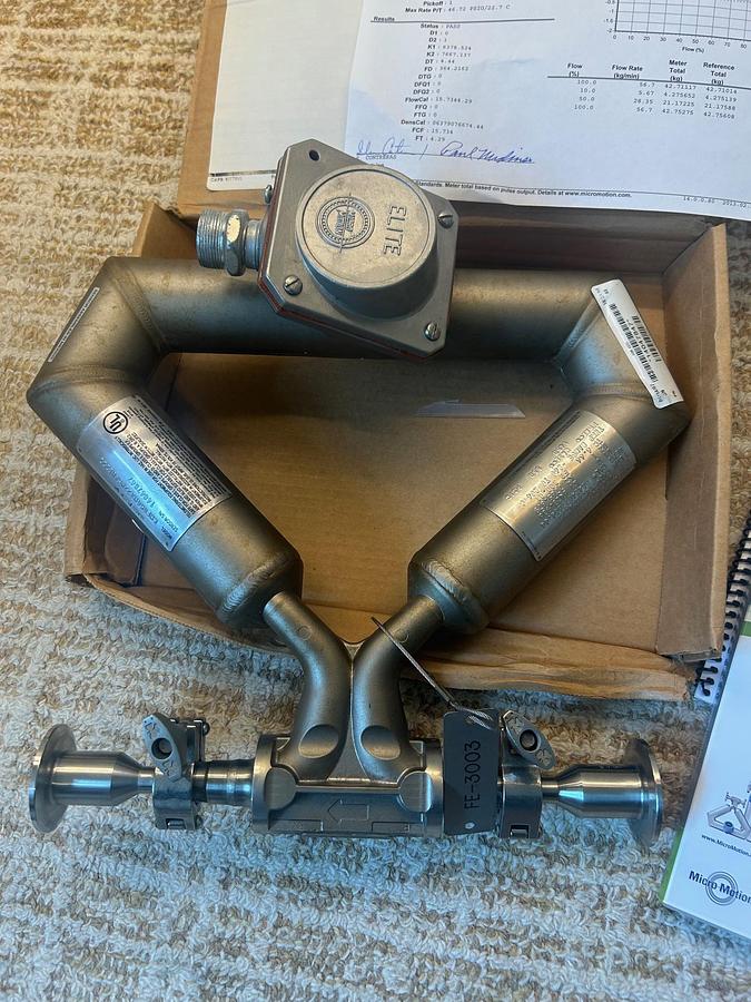 Used MICRO MOTION, MASS FLOW METER, EMERSON CMF050M322NSAUEZZZ