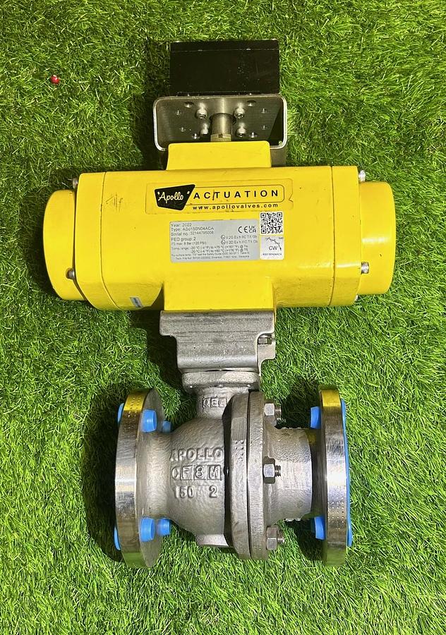 Apollo AS0150N04ACA Quarter-Turn Rack and Pinion Pneumatic Actuator