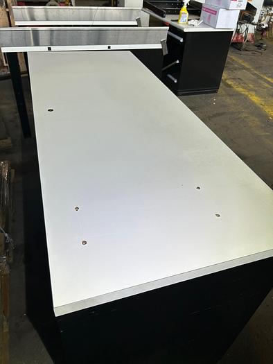 Used Vidmar 4-Drawer Cabinet & Storage, Sentry 100 Static Gard W/Laminate Bench Top