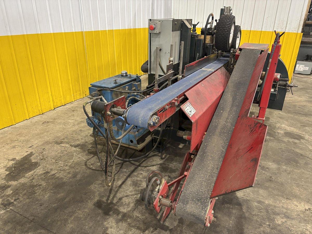 Used Morgan Multi-Head Re-Saw Pallet Making Saw
