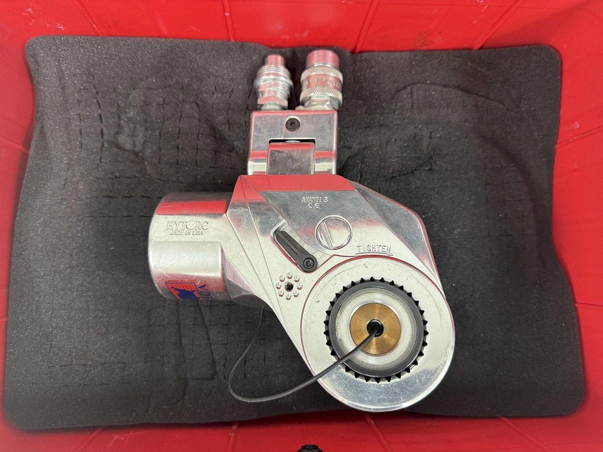 Used 1" HYTORC MODEL #AVANTI AV-3 HYDRAULIC TORQUE WRENCH