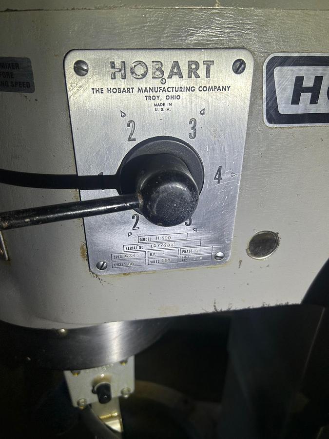 Used 60 Quart Hobart H 600 Mixer