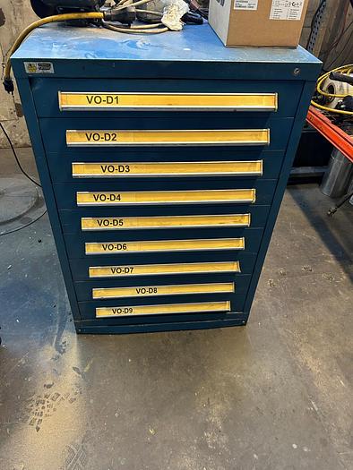 Used 9-Drawer Stanley Vidmar Cabinet