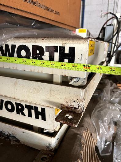 Used 4000lb. Capacity 4' x 2' Southworth Lift Table