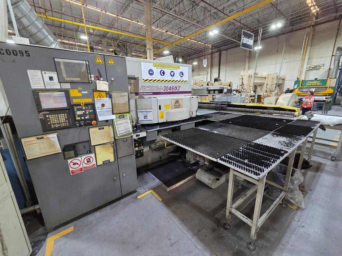 Used 33-Ton Wiedemann-Muratec CNC Turret Punch, Model: Vectrum-3046 Alpha XT