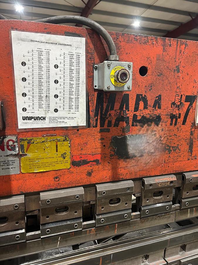 Used 50-Ton x 6.5' Amada Press Brake Model: RG-50