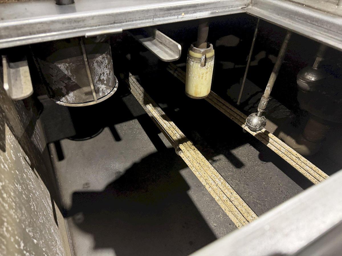 Used JENFAB STAINLESS MODEL # LJ 19" ROTARY DRUM WASH / RINSE/ DRY PARTS WASHER SYSTEM