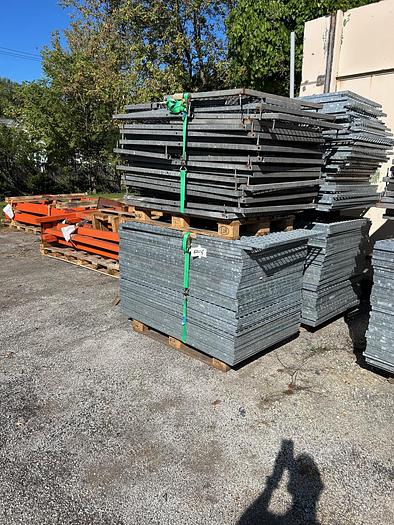 Used 60" x 36" Steel Grating (multiple pallets available)