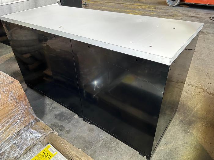 Used Vidmar 4-Drawer Cabinet & Storage, Sentry 100 Static Gard W/Laminate Bench Top