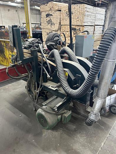 Used Morgan Multi-Head Re-Saw Pallet Making Saw