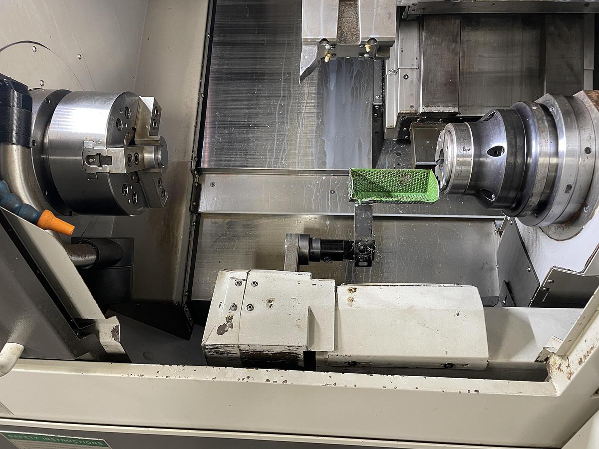 Used 2018 Tsugami Model: M08SY-II 5-Axis CNC Lathe Edge Technologies Rebel V-65 Bar Feeder