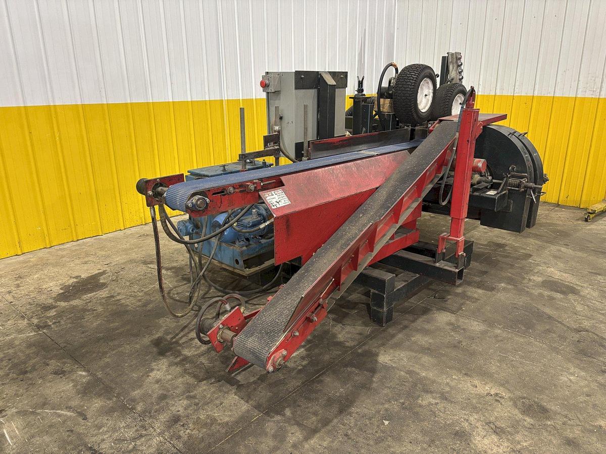 Used Morgan Multi-Head Re-Saw Pallet Making Saw