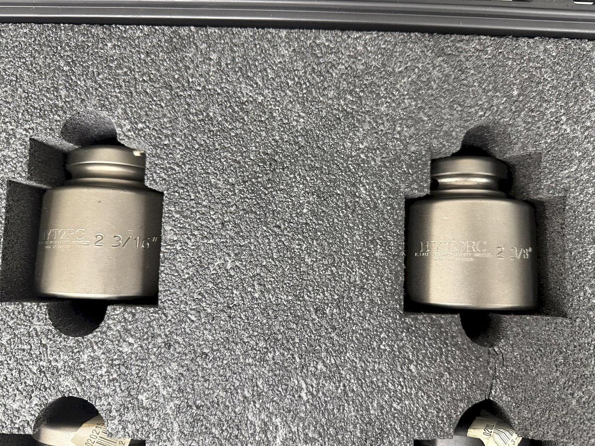 Used 1-13/16" to 3-1/8" HYTORC 1" HEX SOCKETS, FOR HYDRAULIC TORQUE WRENCH, 8 Units Available
