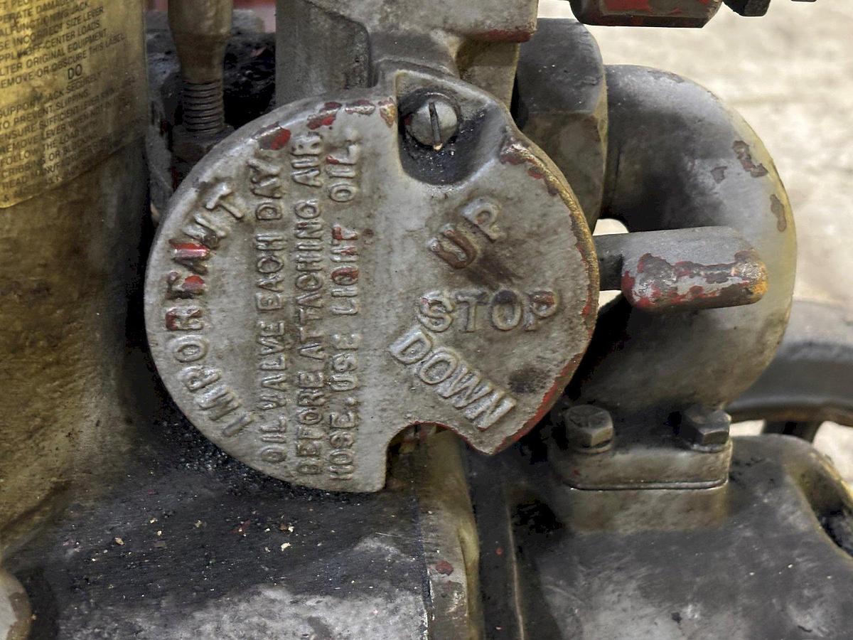 Used (2) 100 TON DUFF NORTON MODEL #144-CMJ AIR MOTOR JACKS, 30" LIFT