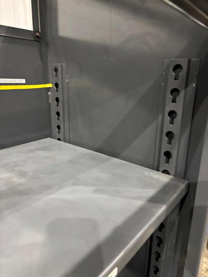 Used STRONGHOLD MODEL #55-LD-243-BL-SL-SRPG HEAVY DUTY CABINET W/ SEE-THROUGH DOORS