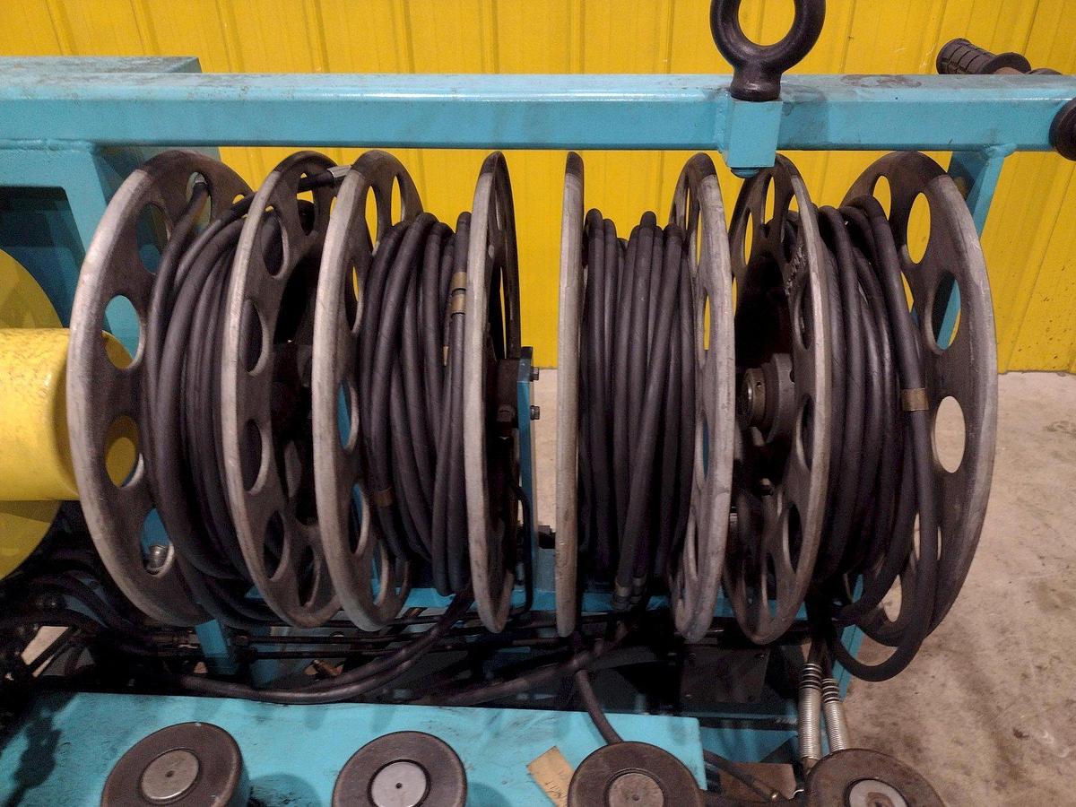 Used 40 TON MODERN HYDRAULICS 4 CYLINDER PORTABLE HYDRAULIC DIE SETTING & SEPARATING SYSTEM