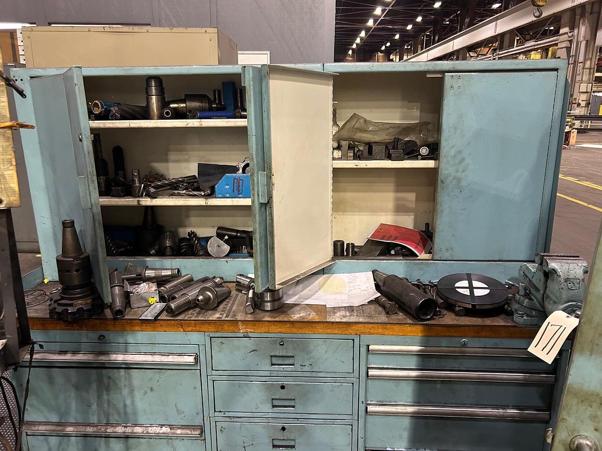 Used Giddings & Lewis Horizontal Table Type Boring Mill, Model: 65-E3 & E4-T 