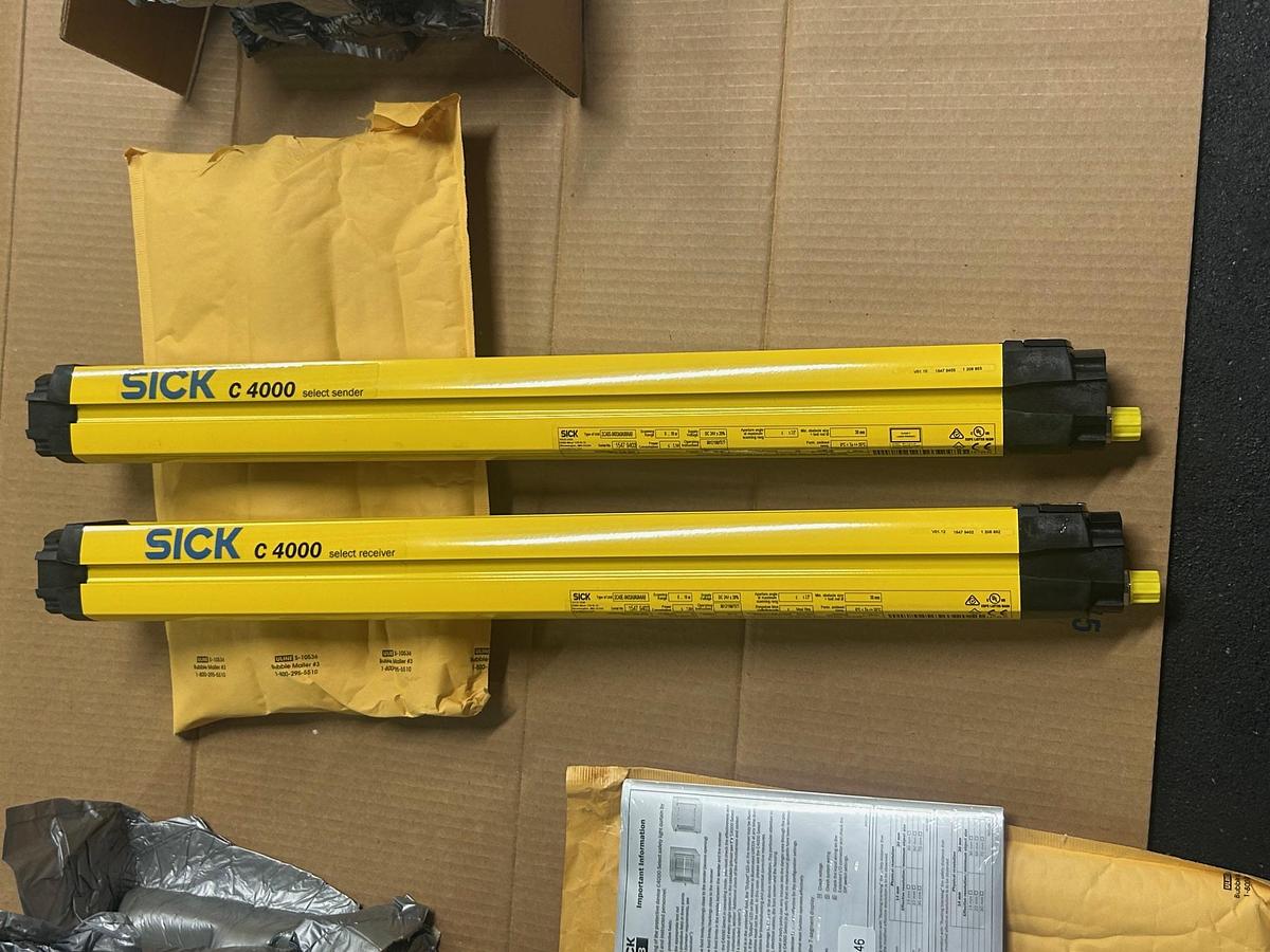 Sick C4000, Select Receiver & Sender, Model: XC40S-0403A0A00AA0 & XC40E-0403A0A00AA0