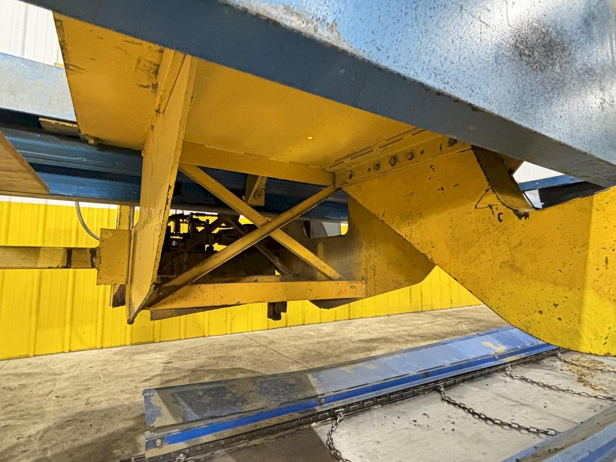 Used 15 HP L&M EQUIPMENT MODEL #HMPC-7-24 CROSS CUT BUNDLE TRAVELING ARCH WOOD BUNDLE SAW WITH CONVEYOR