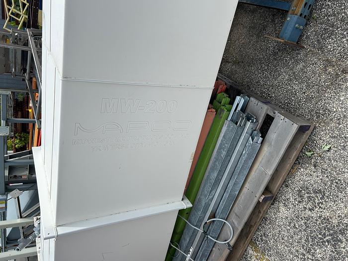 Used Midwest Air Products Co, Inc. (Mapco) MW-200 Fan Scrubber