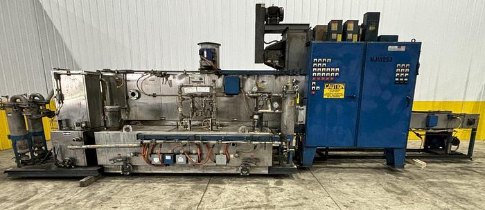 Used 3-Stage Ransohoff Stainless Steel Belt Washer with 24" wide Conveyor