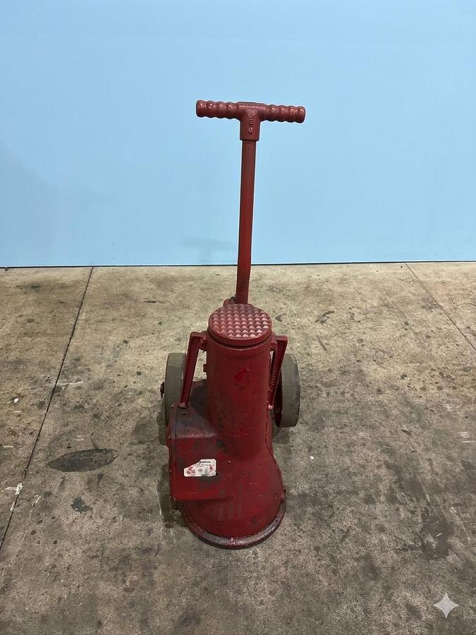 Used (2) 100 TON DUFF NORTON MODEL #126-CMJ AIR MOTOR JACKS, 13.75" LIFT