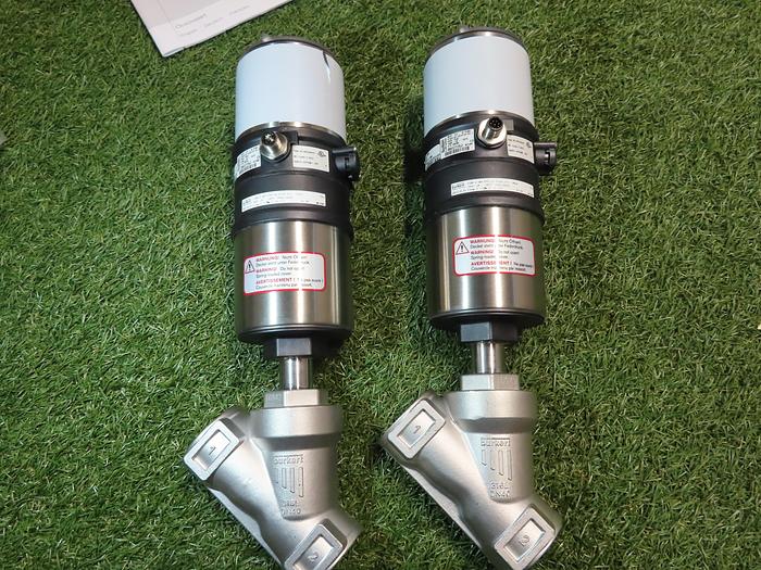 Burkert  2-Way Angle Control Valve 2100 A 40M PTFE, Part #: 00213635