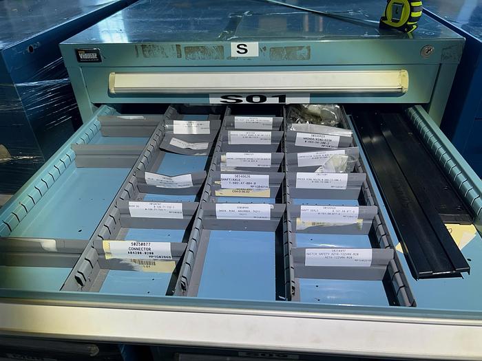 Used 24 Stanley Vidmar Cabinets & Vidmar Shelves