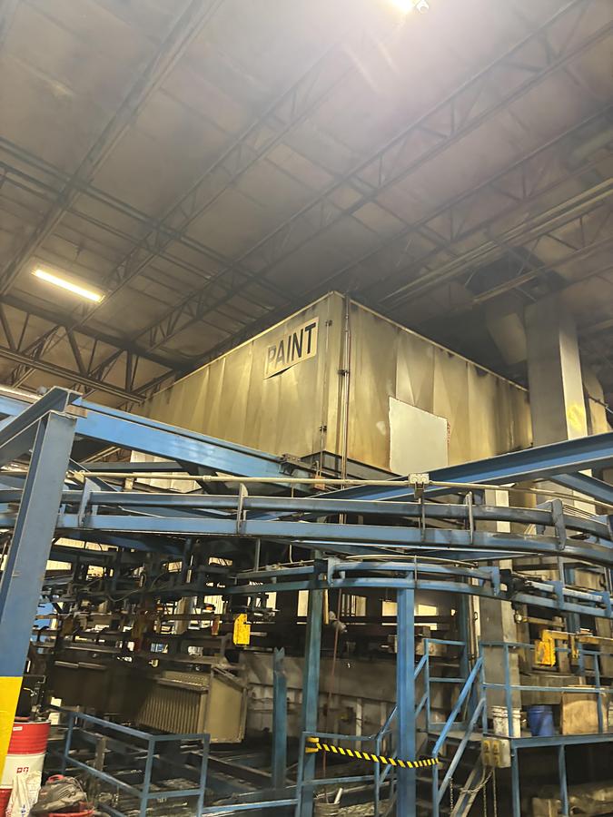 Used 14-Stage TTX Square-Rail E-Coat Line