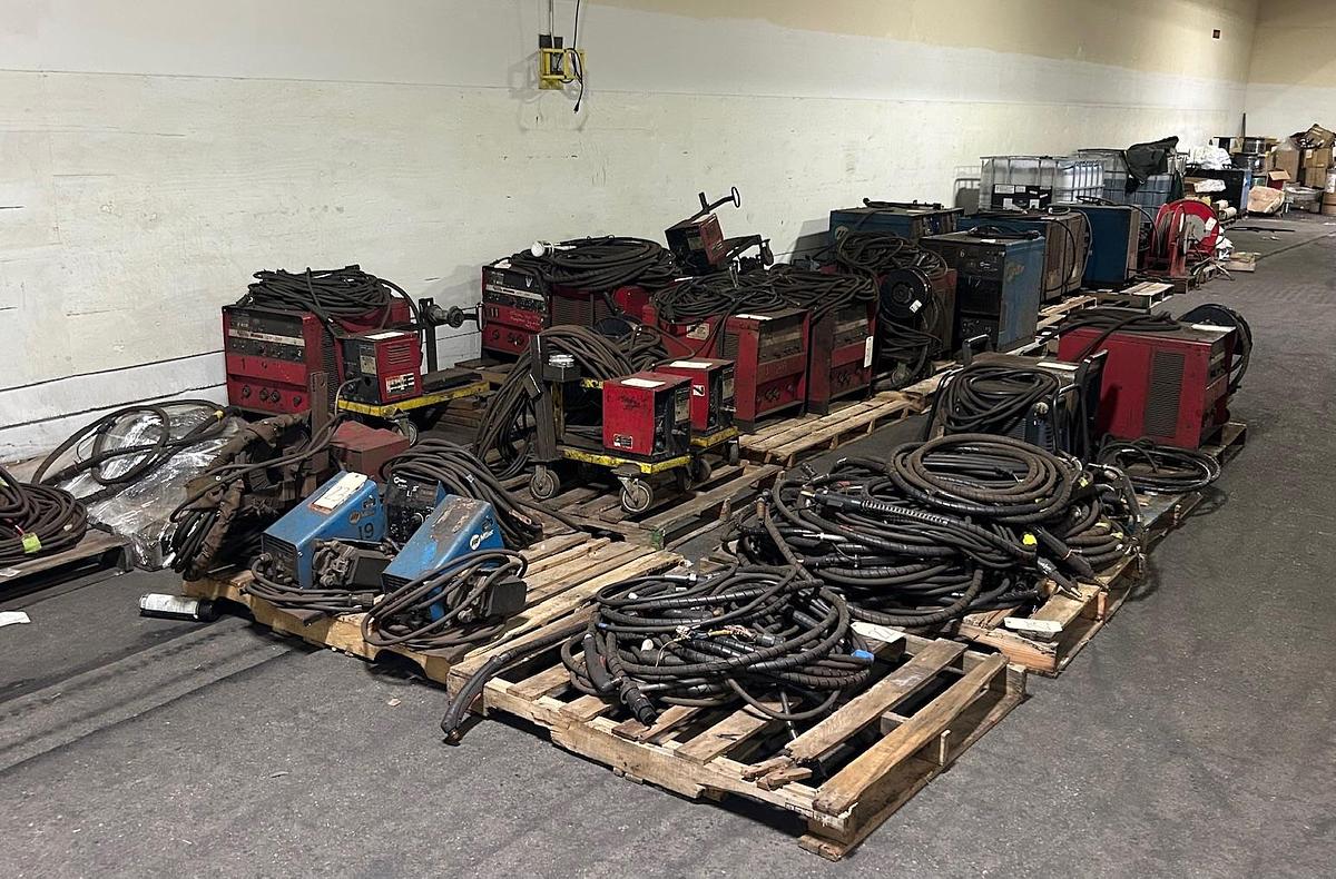 Used Auction of a Amada Fabrication Shop Closing, Press Brakes, Turret Punches, Welders & More!