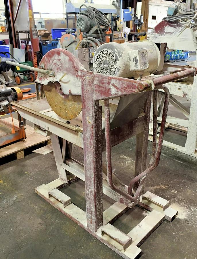 Used 7.5 HP MK Diamond Products  20" Wet Brick and Block Saw