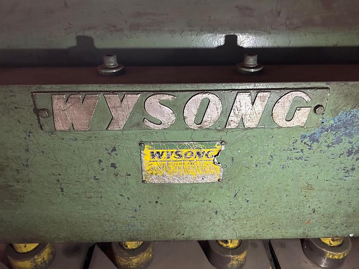 Used 10′ x 1/4″ Used Wysong Mechanical Shear