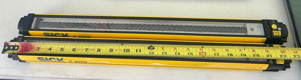 Sick C4000, Select Receiver & Sender, Model: XC40S-0403A0A00AA0 & XC40E-0403A0A00AA0