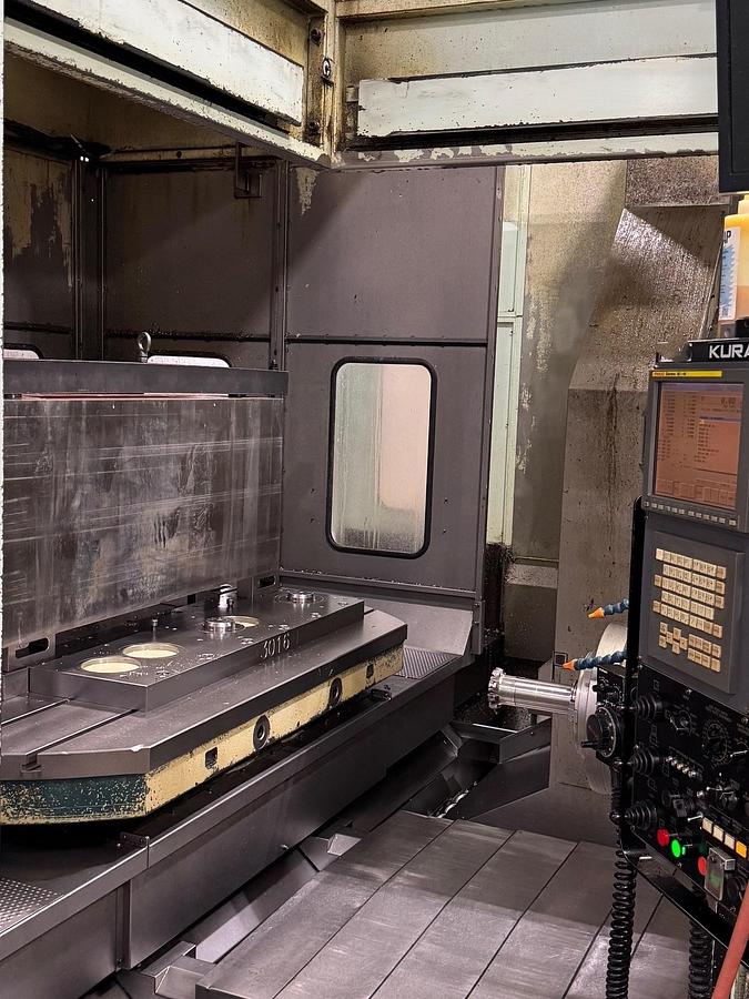 Used 5-Axis CNC Kuraki KBT 13EA CNC Table Type Horizontal Boring Mill