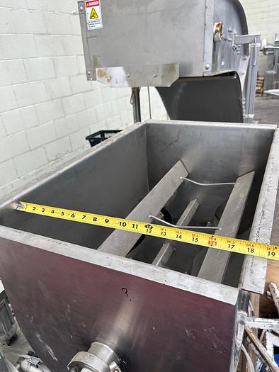 Used 7 Cu Ft Ribbon Blender  Stainless Steel Food Grade (50 Gallons)