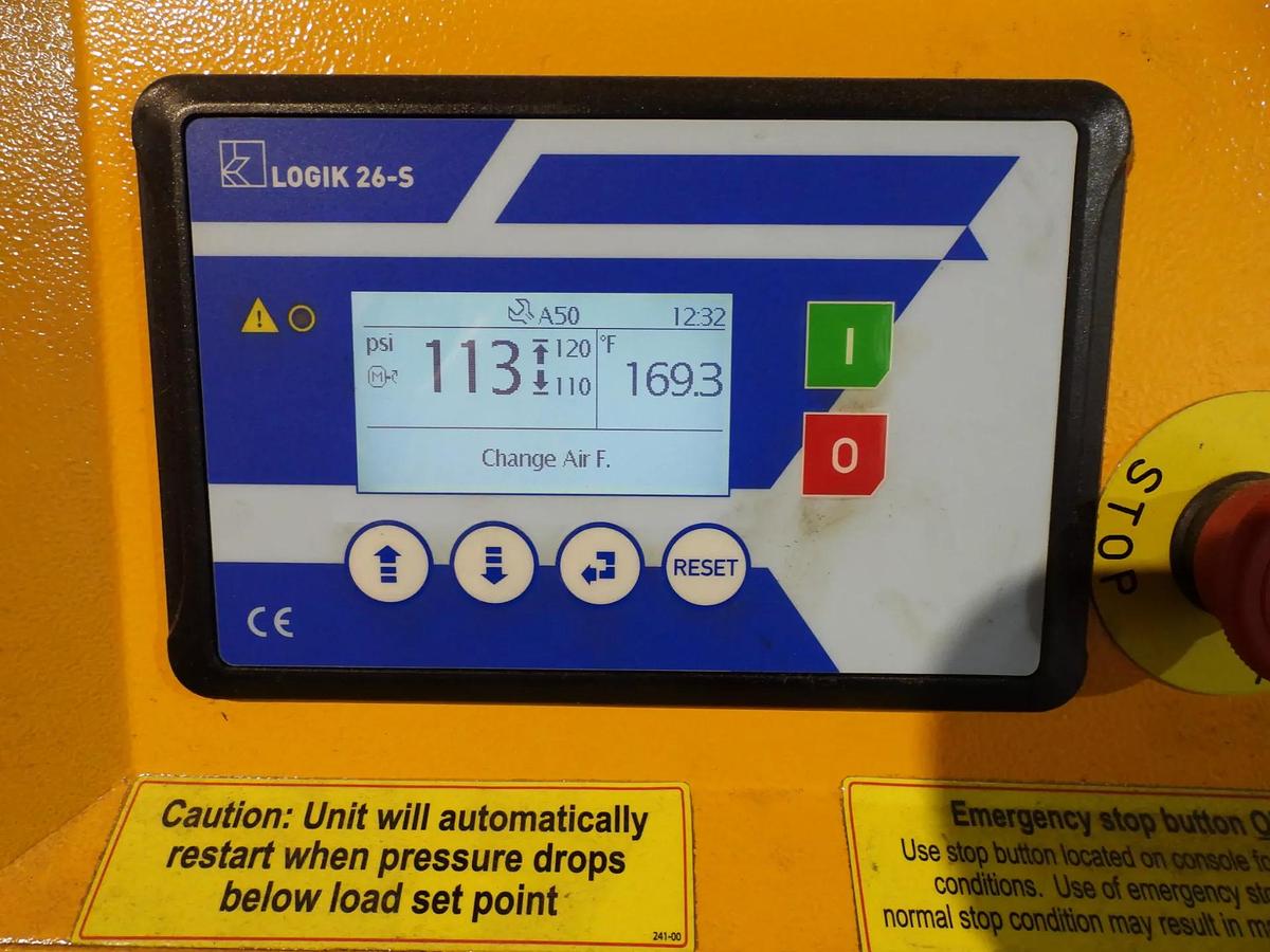 Used 50HP Eaton Rotary Screw Air Compressor Model: PRV050B000V460