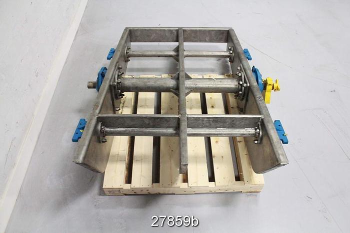 Used Bird JS24 Vibrating Screen Shaker Assembly, 0.118" Holes (3MM) #27859