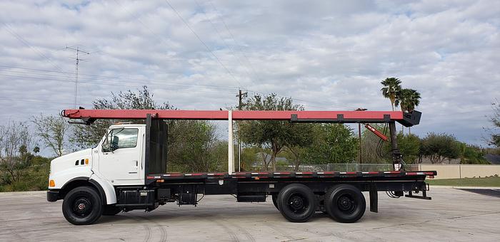 Used 2003 Sterling Acterra Flatbed w/ Cleasby Roofing Conveyor