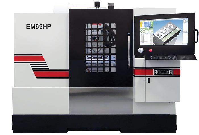 Used 2020 ROTTLER EM69HP 5-Axis CNC Cylinder Head Porting